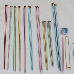 Knitting Needles Set of 10 Aluminum needles